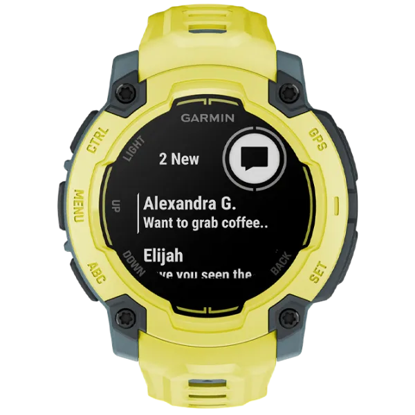 Ceas inteligent Garmin Instinct E  0.9" / 45 mm / Electric Lime - Electric Lime / 010-02933-01 photo 2 Ceas inteligent Garmin Instinct E  0.9" / 45 mm / Electric Lime - Electric Lime / 010-02933-01 photo 2