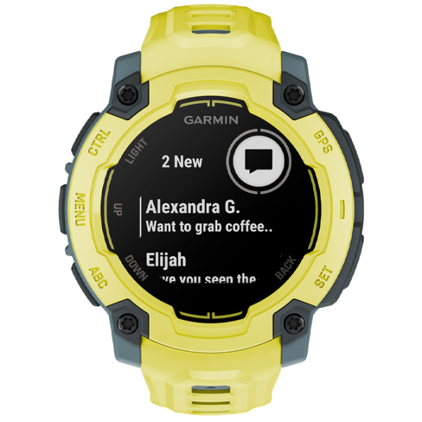 Ceas inteligent Garmin Instinct E  0.9" / 45 mm / Electric Lime - Electric Lime / 010-02933-01 photo 2 Ceas inteligent Garmin Instinct E  0.9" / 45 mm / Electric Lime - Electric Lime / 010-02933-01 photo 2