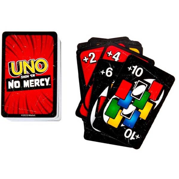 Joc de masă Mattel UNO Show'em No Mercy 7+/ Carti de joc photo 2