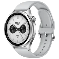 Умные часы Xiaomi Watch S4  1.43" / / Серебряный - Белый / BHR9197GL 