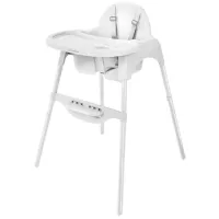 Scaun de masă Kikka Boo Jammy (31004010179) / 6 luni / White photo 3