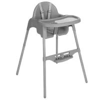 Стульчик для кормления Kikka Boo Jammy (31004010178) / 6 месяцев / Серый 