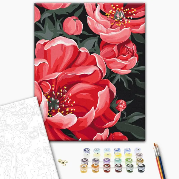 Картина по номерам BrushMe Цветочный этюд BS54055 50 x 40 см / Вертикальная photo 3 Картина по номерам BrushMe Цветочный этюд BS54055 50 x 40 см / Вертикальная photo 3