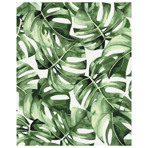Pictură pe numere BrushMe Monstera exotică BS53697 50 x 40 cm / Verticală photo 1 Pictură pe numere BrushMe Monstera exotică BS53697 50 x 40 cm / Verticală photo 1