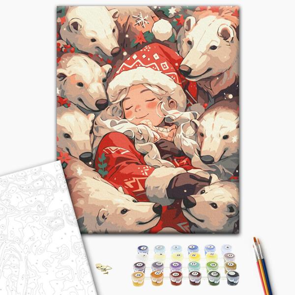 Картина по номерам BrushMe Полярные объятия BS53851 50 x 40 см / Вертикальная photo 2 Картина по номерам BrushMe Полярные объятия BS53851 50 x 40 см / Вертикальная photo 2