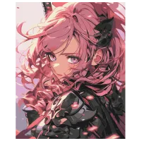 Картина по номерам BrushMe Принцесса воин BS53827 50 x 40 см / Вертикальная