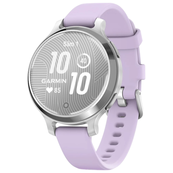 Ceas inteligent Garmin Lily 2 Active  1" / 38 mm / Silver - Purple / 010-02891-01 photo 1 Ceas inteligent Garmin Lily 2 Active  1" / 38 mm / Silver - Purple / 010-02891-01 photo 1
