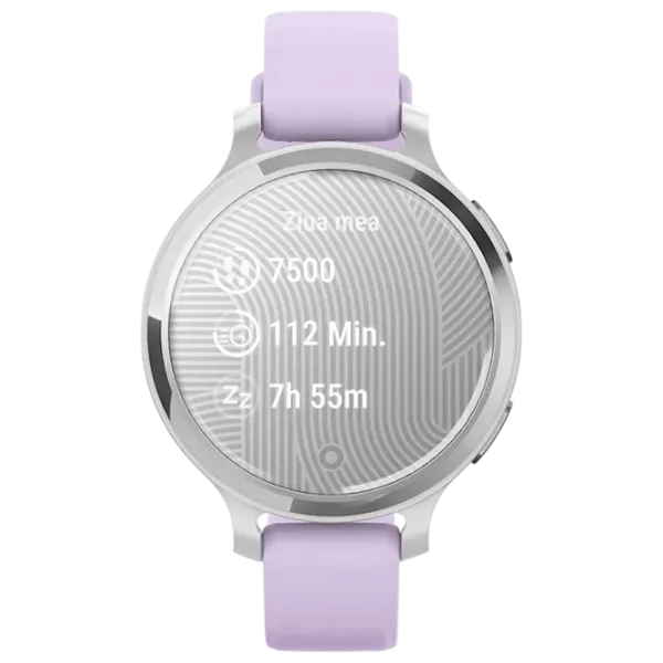Ceas inteligent Garmin Lily 2 Active  1" / 38 mm / Silver - Purple / 010-02891-01 photo 2 Ceas inteligent Garmin Lily 2 Active  1" / 38 mm / Silver - Purple / 010-02891-01 photo 2