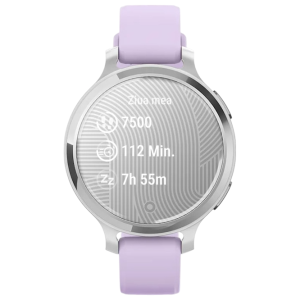 Ceas inteligent Garmin Lily 2 Active  1" / 38 mm / Silver - Purple / 010-02891-01 photo 2 Ceas inteligent Garmin Lily 2 Active  1" / 38 mm / Silver - Purple / 010-02891-01 photo 2