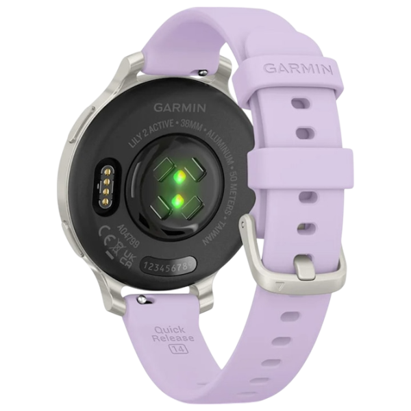 Ceas inteligent Garmin Lily 2 Active  1" / 38 mm / Silver - Purple / 010-02891-01 photo 4 Ceas inteligent Garmin Lily 2 Active  1" / 38 mm / Silver - Purple / 010-02891-01 photo 4