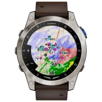 Умные часы Garmin D2 Mach 1 Aviator 1.3" / 33 мм / Титан - Коричневый / 010-02582-55 photo 3