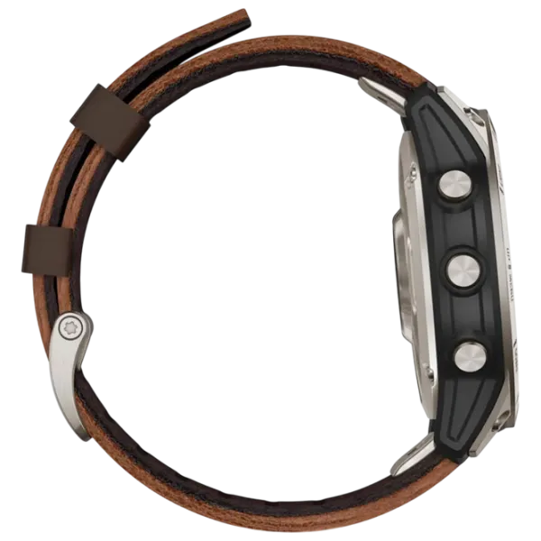 Ceas inteligent Garmin D2 Mach 1 Aviator  1.3" / 33 mm / Titanium - Brown / 010-02582-55 photo 4 Ceas inteligent Garmin D2 Mach 1 Aviator  1.3" / 33 mm / Titanium - Brown / 010-02582-55 photo 4