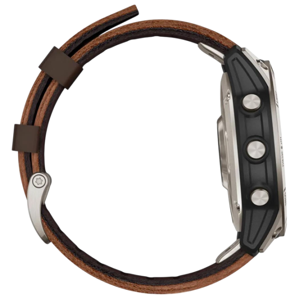 Ceas inteligent Garmin D2 Mach 1 Aviator  1.3" / 33 mm / Titanium - Brown / 010-02582-55 photo 4 Ceas inteligent Garmin D2 Mach 1 Aviator  1.3" / 33 mm / Titanium - Brown / 010-02582-55 photo 4