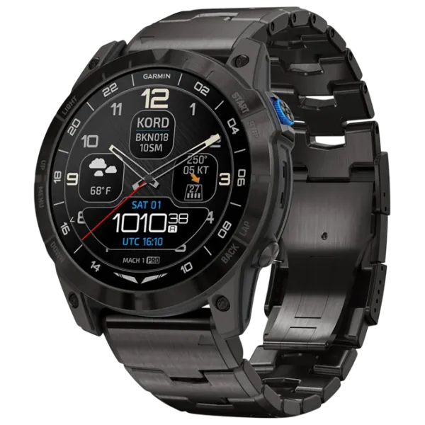 Ceas inteligent Garmin D2 Mach 1 Pro Aviator  1.4" / 35.56 mm / Black - Black / 010-02804-81 photo 1 Ceas inteligent Garmin D2 Mach 1 Pro Aviator  1.4" / 35.56 mm / Black - Black / 010-02804-81 photo 1