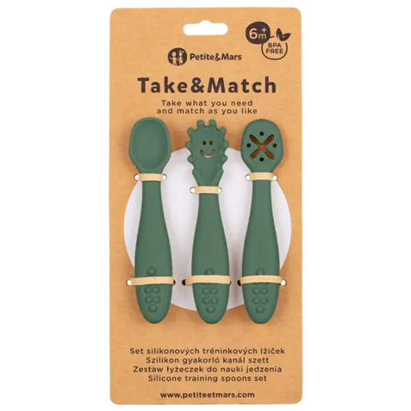 Set Petite&Mars Take&Match Unisex / 6+ luni / Green photo 1 Set Petite&Mars Take&Match Unisex / 6+ luni / Green photo 1