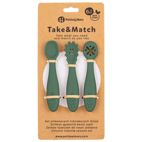 Set Petite&Mars Take&Match Unisex / 6+ luni / Green photo 1 Set Petite&Mars Take&Match Unisex / 6+ luni / Green photo 1