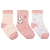Носки для девочек Kikka Boo Rabbits in Love  / Розовый