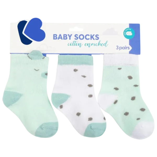 Șosete pentru băieți Kikka Boo Bear With Me  18 - 22 / Mint photo 1 Șosete pentru băieți Kikka Boo Bear With Me  18 - 22 / Mint photo 1