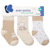 Șosete pentru fete Kikka Boo My Teddy  / Beige