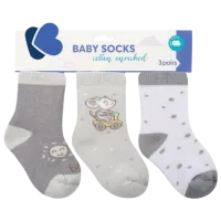 Șosete unisex Kikka Boo Joyful Mice  / Gray