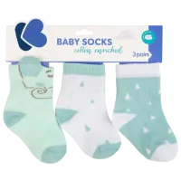 Șosete unisex Kikka Boo Elephant Time  / Green