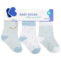 Șosete pentru fete Kikka Boo Little Fox  / Blue