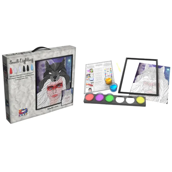 Set de plastilină OKTO Clay 70077  Multicolor / 5+ photo 1