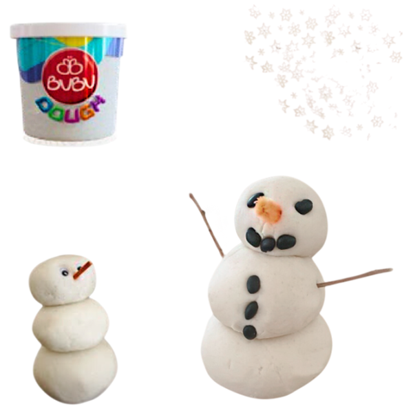 Plastilină BuBu OH0026  White / 3+ photo 1