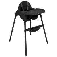 Стульчик для кормления Kikka Boo Jammy (31004010177) / 6 месяцев / Черный 