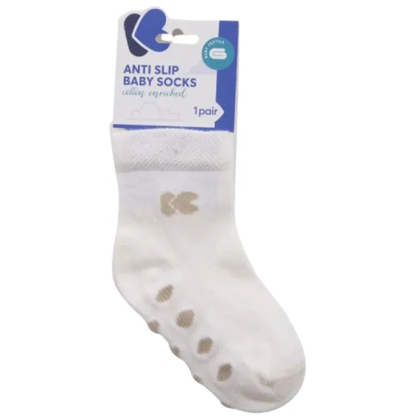 Носки унисекс Kikka Boo Anti Slip  / Белый photo 1 Носки унисекс Kikka Boo Anti Slip  / Белый photo 1