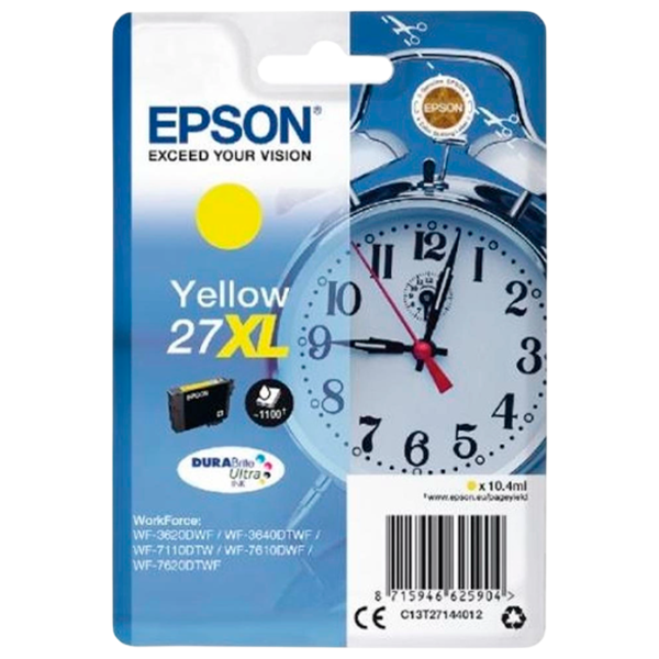 Cartuş Epson C13T27144012 XL T2714 Yellow/ Original/  photo 1
