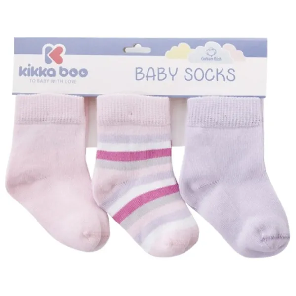 Șosete pentru fete Kikka Boo Stripes  / Purple photo 1 Șosete pentru fete Kikka Boo Stripes  / Purple photo 1