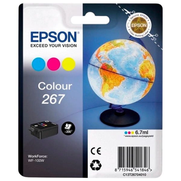 Картридж Epson C13T26704010 Разноцветный/ Original/  photo 1