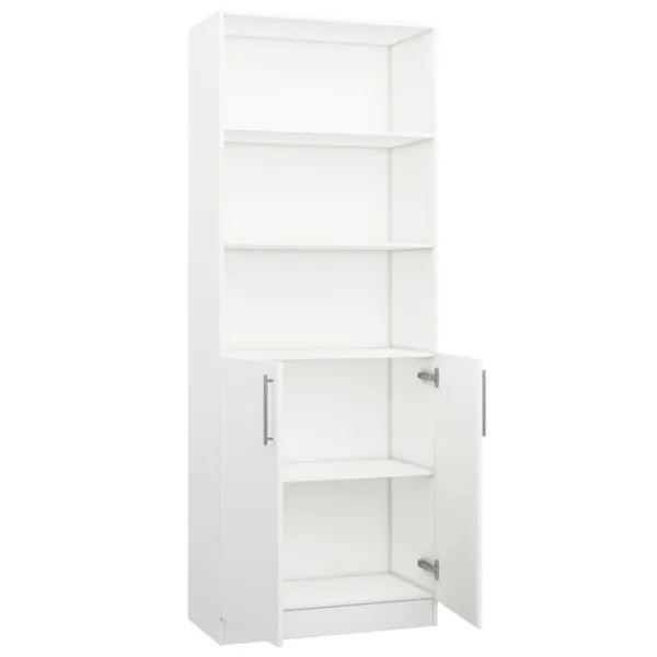 Dulap combinat Mobildor-Lux Practik 210 x 80 x 40 / LPAL / White photo 2 Dulap combinat Mobildor-Lux Practik 210 x 80 x 40 / LPAL / White photo 2