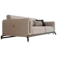 Canapea Modalife Bella 3 (880613229) Stofă / Gray