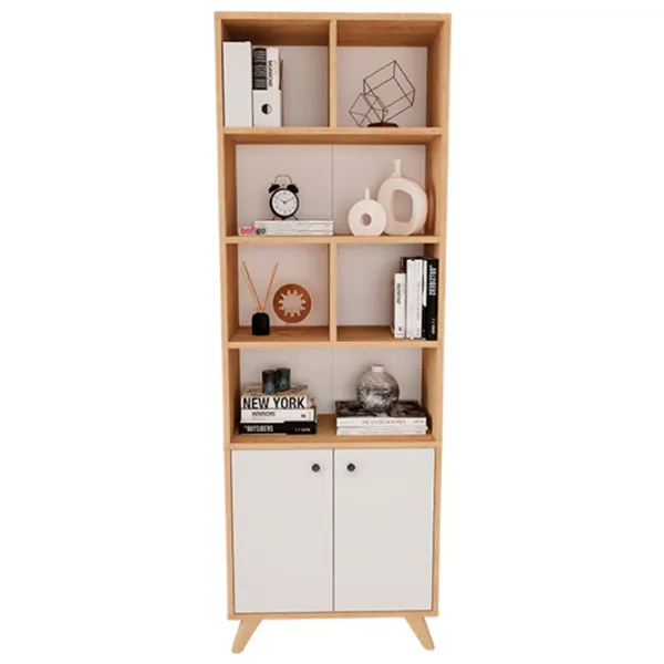 Шкаф с полками Nex Home Smyrna 187 x 64 x 30см / ЛДСП / White photo 1