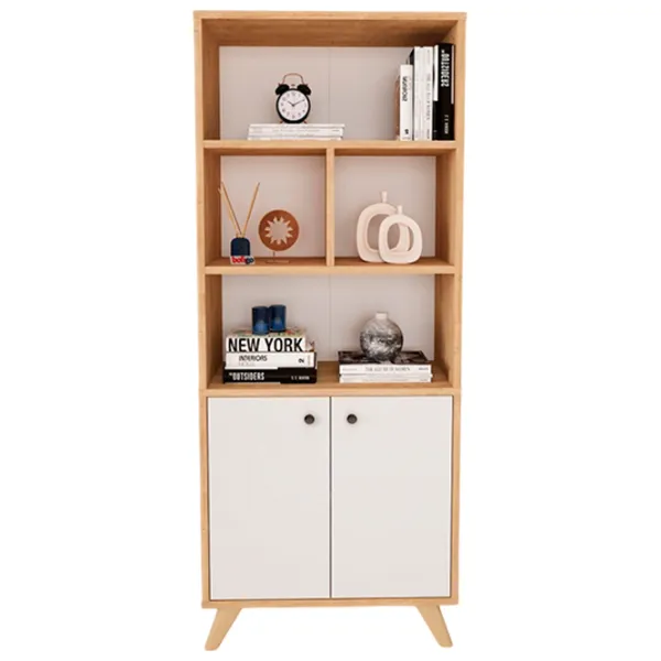 Шкаф с полками Nex Home Smyrna 157 x 64 x 30см / ЛДСП / White photo 1