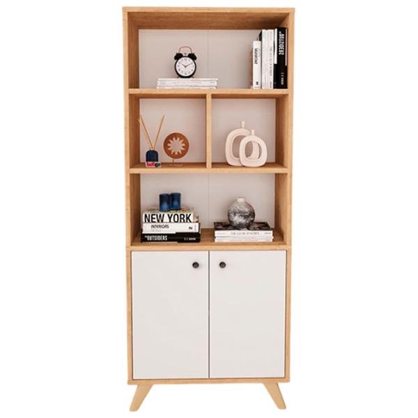 Шкаф с полками Nex Home Smyrna 157 x 64 x 30см / ЛДСП / White photo 1