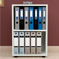 Dulap pentru mape Nex Home Folder 73 x 49 x 30 / LPAL / White photo 3