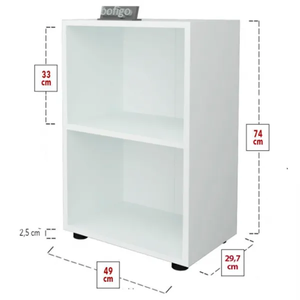 Dulap pentru mape Nex Home Folder 73 x 49 x 30 / LPAL / White photo 4