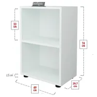 Dulap pentru mape Nex Home Folder 73 x 49 x 30 / LPAL / White photo 4