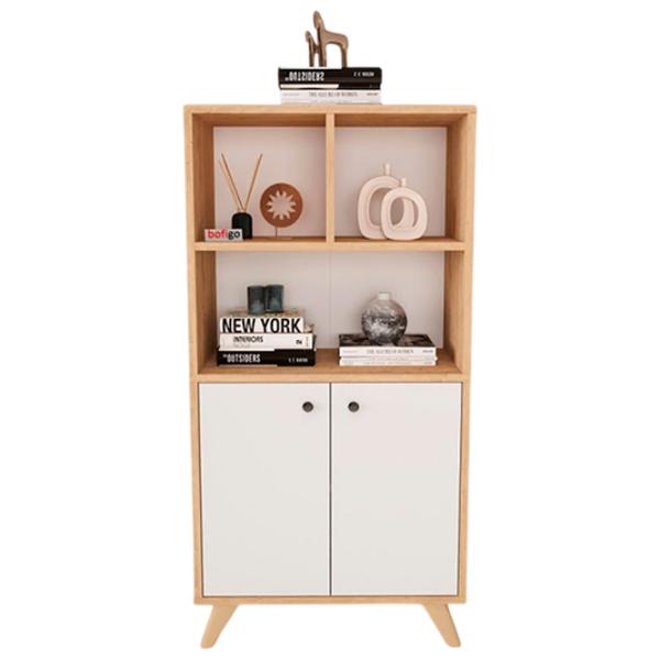 Шкаф с полками Nex Home Smyrna 127 x 64 x 30см / ЛДСП / White photo 1