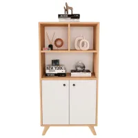 Dulap cu polițe Nex Home Smyrna 127 x 64 x 30 / LPAL / White