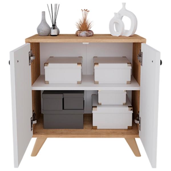 Dulap cu polițe Nex Home Smyrna 67 x 64 x 30 / LPAL / White photo 2
