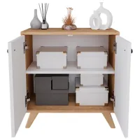 Dulap cu polițe Nex Home Smyrna 67 x 64 x 30 / LPAL / White photo 2