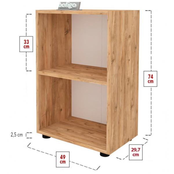 Шкаф для папок Nex Home Folder 73 x 49 x 30см / ЛДСП / Дуб photo 3