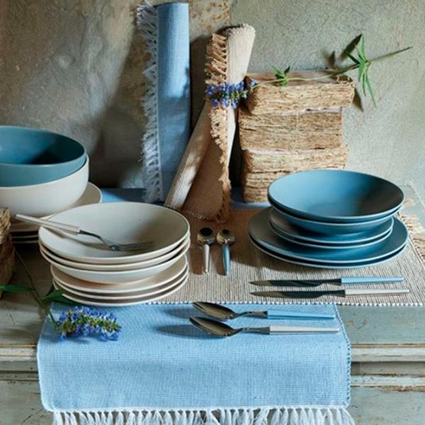 Салфетка сервировочная Tognana Basic Celeste Белый / Textil photo 2
