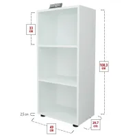 Шкаф для папок Nex Home Folder 108 x 49 x 30см / ЛДСП / White photo 4