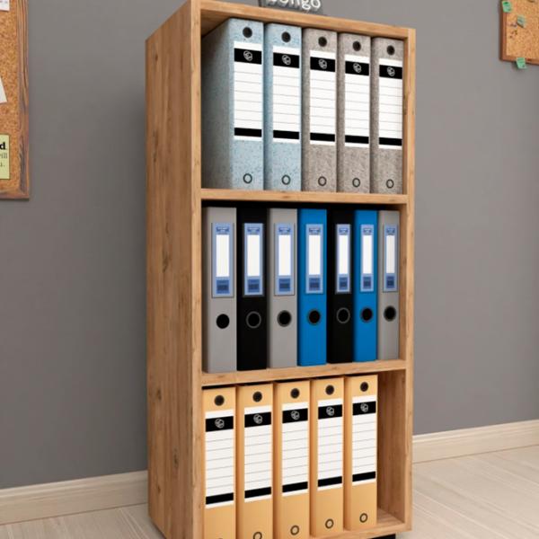 Dulap pentru mape Nex Home Folder 108 x 49 x 30 / LPAL / Stejar photo 2