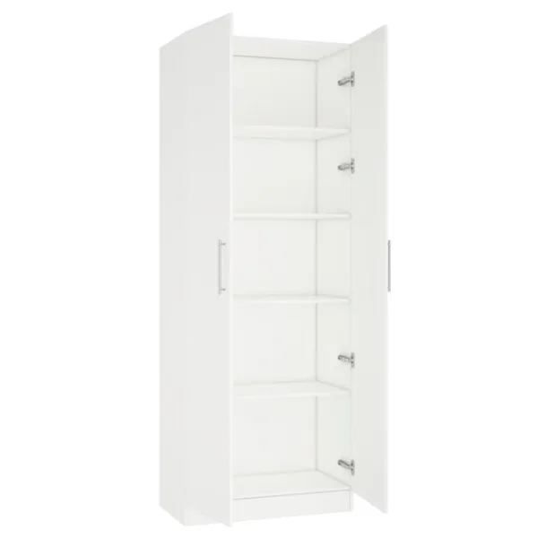 Dulap cu polițe Mobildor-Lux Practik 210 x 80 x 40 / LPAL / White photo 2